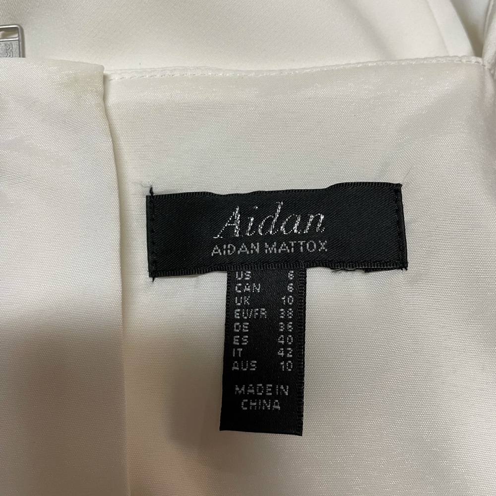 White Ruffle Detail Dress - Picture 6 of 6
